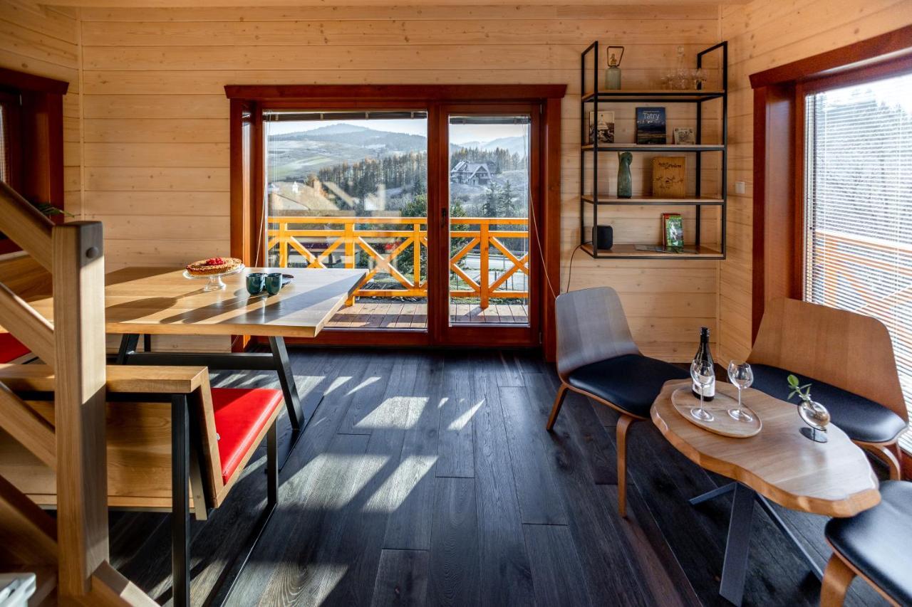 Houten Vakantiewoning "Reisnaarpolen" Royaal Ontbijt, Sauna En Hottub Czarna Góra المظهر الخارجي الصورة
